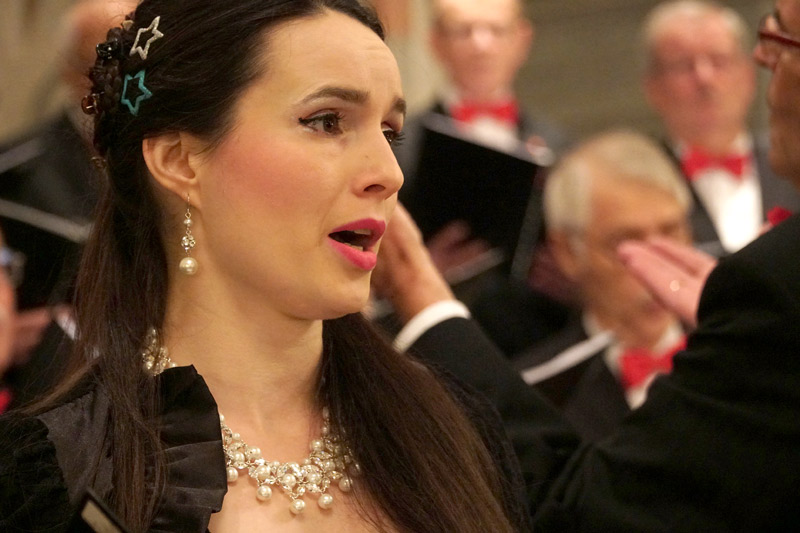 Michele Roedel mit Orchester
